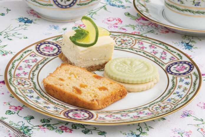 Marzipan-crowned Lemon-Thyme Shortbread