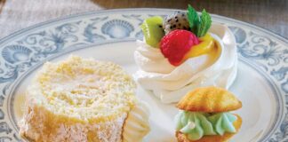 Tropical Pavlovas with Passionfruit Curd