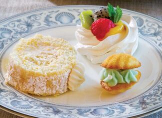 Tropical Pavlovas with Passionfruit Curd