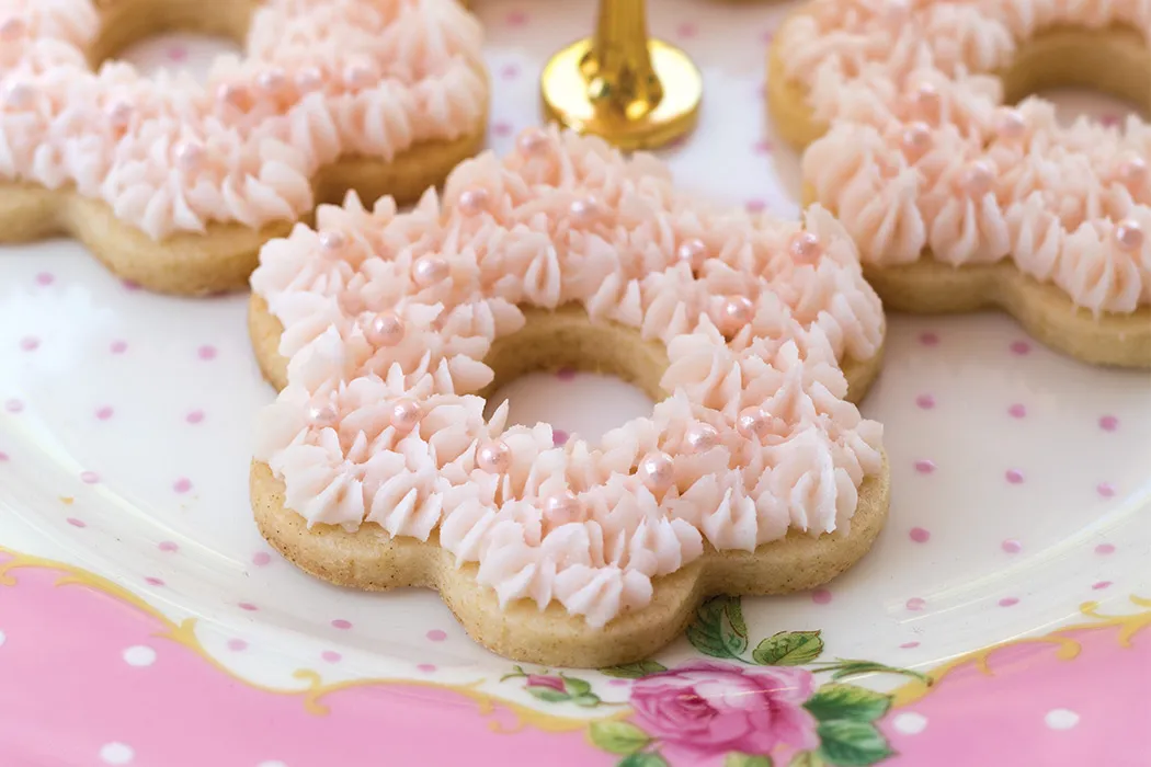 Cherry Flower Cookies
