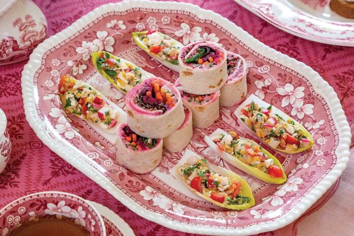 Red Lentil Salad in Endive