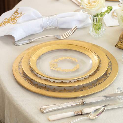 Victoria X Arte Italica Laurel Wreath Salad Plate