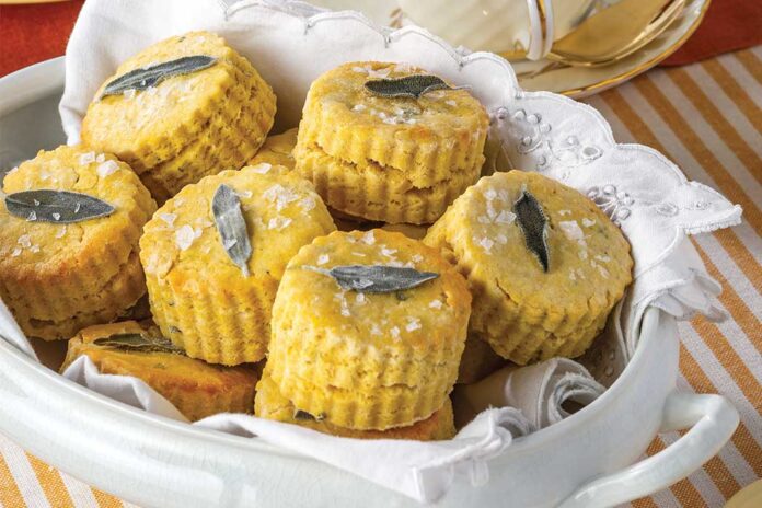 Gluten-free Pumpkin-Sage Scones