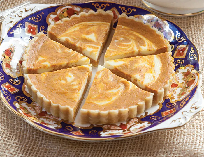 Pumpkin-Swirl Tarts
