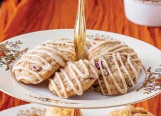 Coconut, Pumpkin Seed & Cranberry Cookies