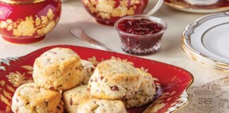 Gluten-free Cranberry-Ginger Scones