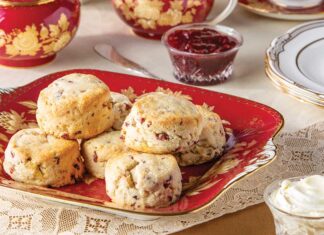 Gluten-free Cranberry-Ginger Scones