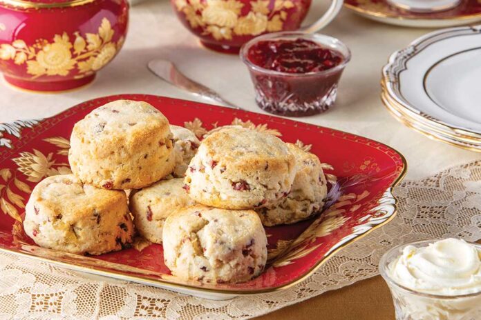 Gluten-free Cranberry-Ginger Scones