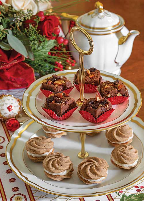 Cinnamon Spritz Sandwich Cookies