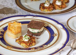 Smoked Trout Tea Sandwiches