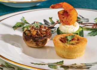 Cheesy Bacon & Pepper Mini Quiches with Almond Crust