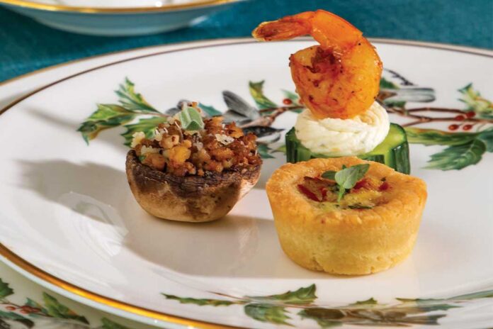 Cheesy Bacon & Pepper Mini Quiches with Almond Crust
