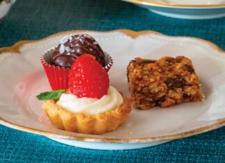 Coconut Custard & Raspberry Tartlets