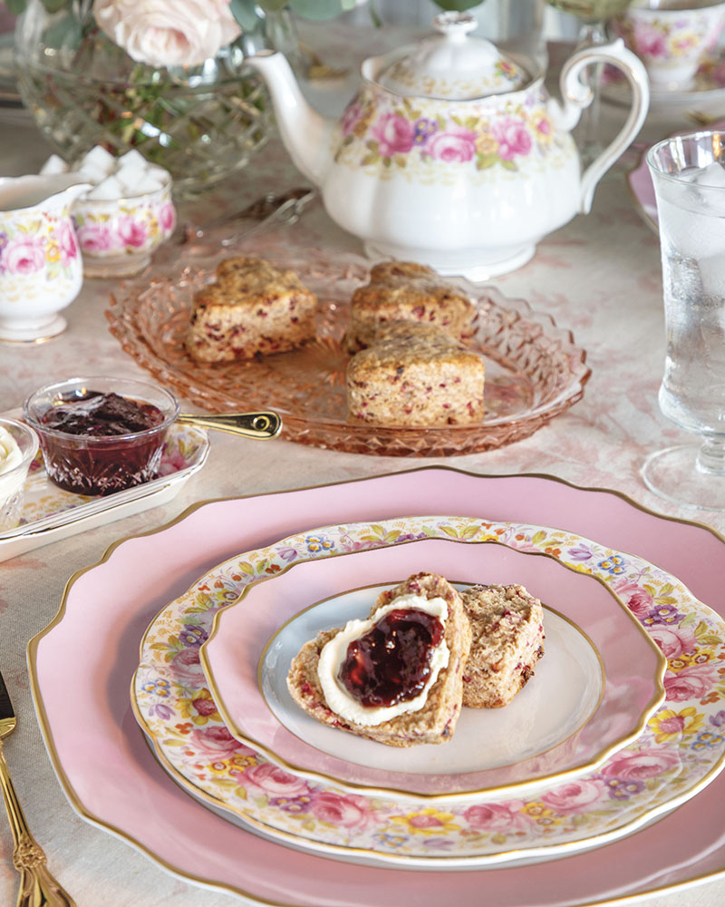 Heartfelt and Healthy Valentine's Tea and Scones