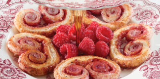 Raspberry Palmiers