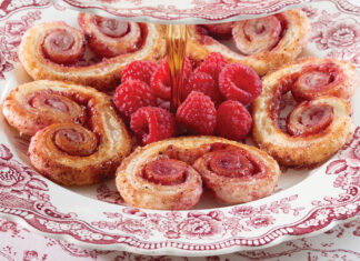 Raspberry Palmiers
