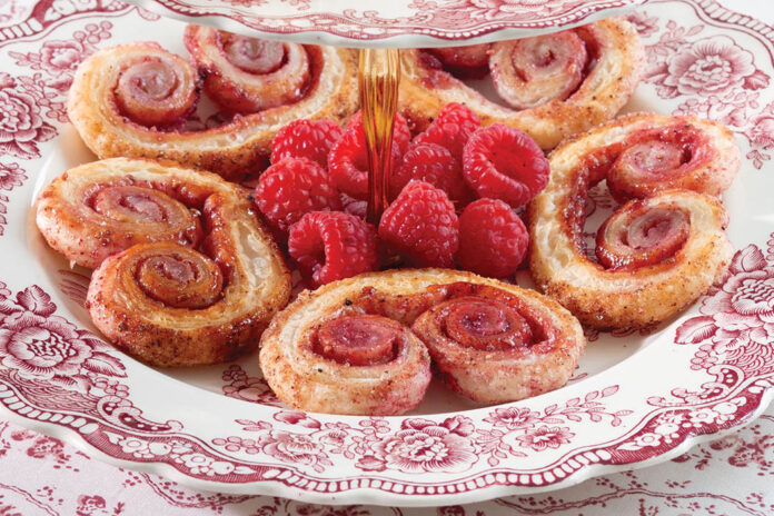 Raspberry Palmiers