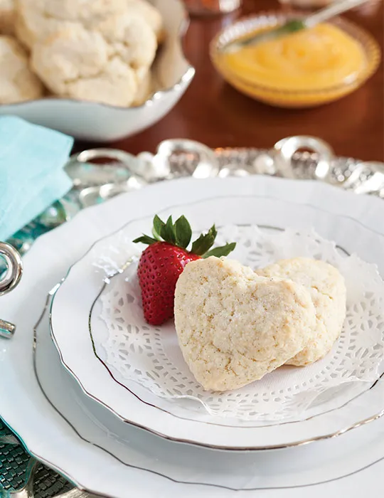 Vanilla Heart Scones