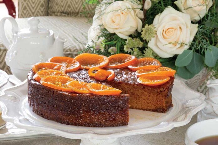 Honey-Glazed Mandarin Cake