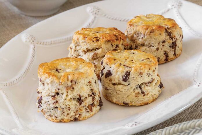 German Chocolate Scones