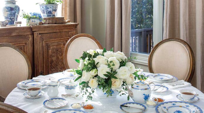 Springtime in Blue & White