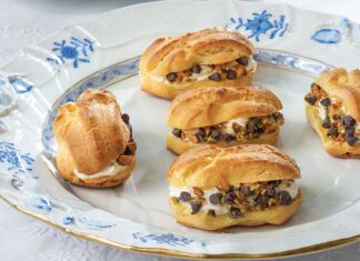 Whipped Ricotta Éclairs