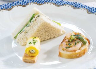 Yellow Squash Roulade Canapés