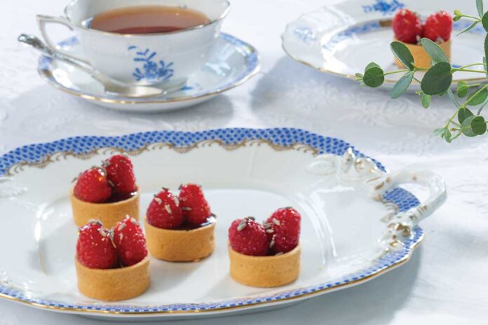 Raspberry-Lavender Tartlets