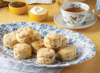 Gluten-free Pancetta-Gouda Scones