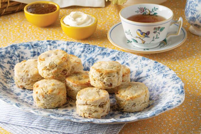 Gluten-free Pancetta-Gouda Scones