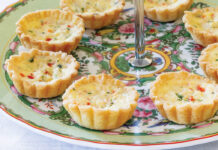 mini crab quiches