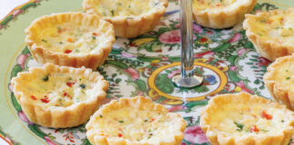mini crab quiches