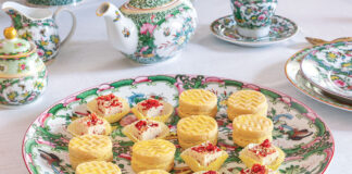 strawberry-coconut fudge and lemon sandwich cookies