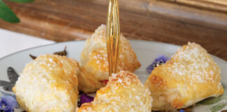 butterfly apricot pastries