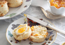Dried Cantaloupe Scones