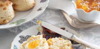 Dried Cantaloupe Scones