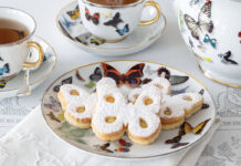 white-chocolate lemon linzer cookies