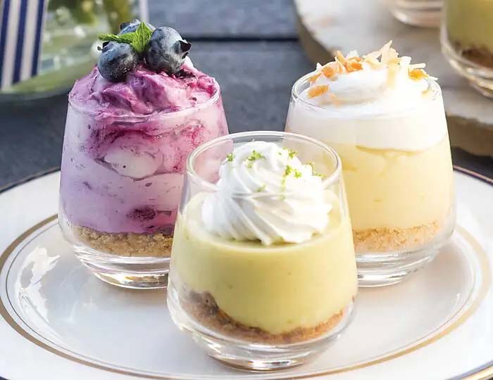 blueberry cream pie shooters