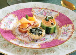 bridal tea savories course