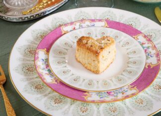 lavender-orange scones