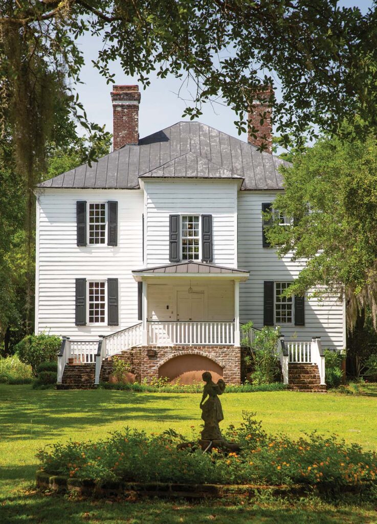 The white house with black shutters continues to withstand the test of time.