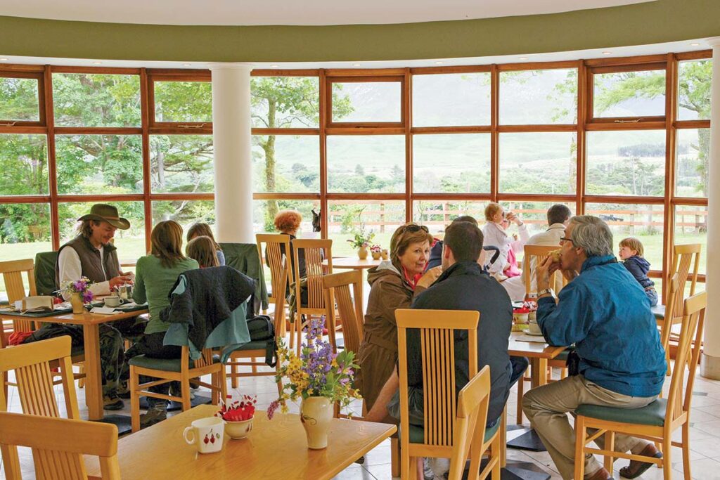 With mainly windows for walls, the teahouse is a lovely spot from which to absorb the historical ambiance of this once-40,000-acre grand estate.