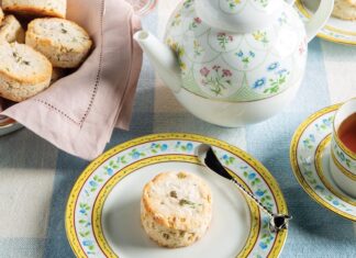 Vegan Gluten-free Caramelized Onion–Herb Scones