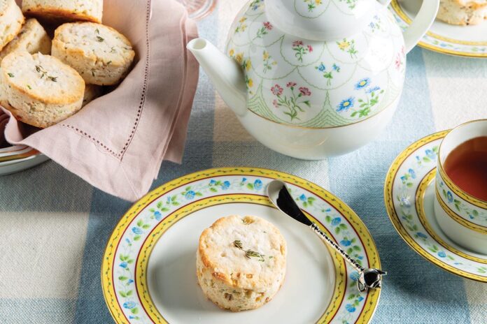 Vegan Gluten-free Caramelized Onion–Herb Scones