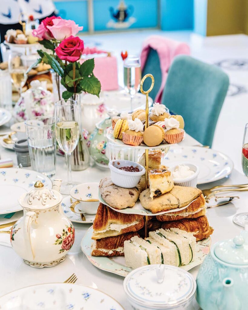 Delicious scones, savories, and sweets are sure to delight customers. Photograph by Honeybee Memory Photography