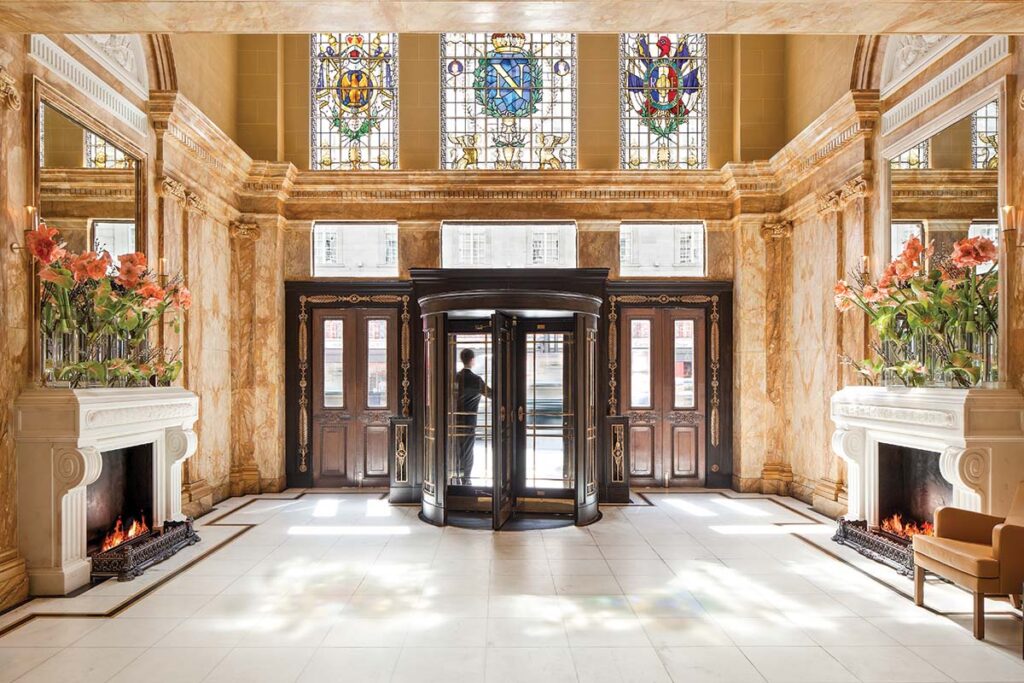 The building is gorgeous and historic with modern touches.