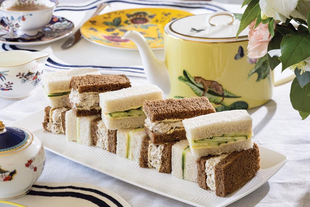 Wedgwood Chicken Salad Sandwiches and Classic Cucumber Sandwiches
