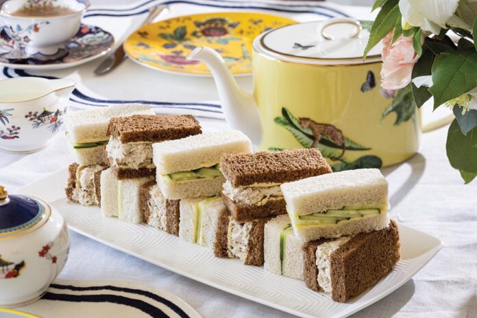 Wedgwood Chicken Salad Sandwiches and Classic Cucumber Sandwiches