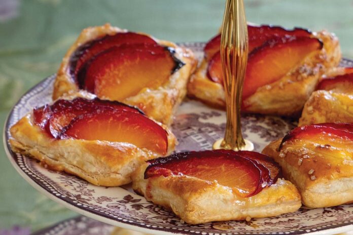 Plum & Elderflower Tartlets