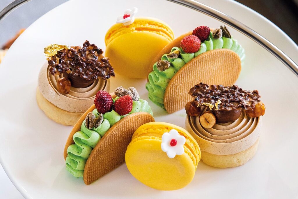 Head Pastry Chef Nicholas Bouhelier creates the gorgeous sweets.